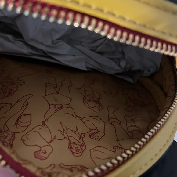 Loungefly NWT Disney Villains Gaston, beauty Beast - Picture 5 of 6